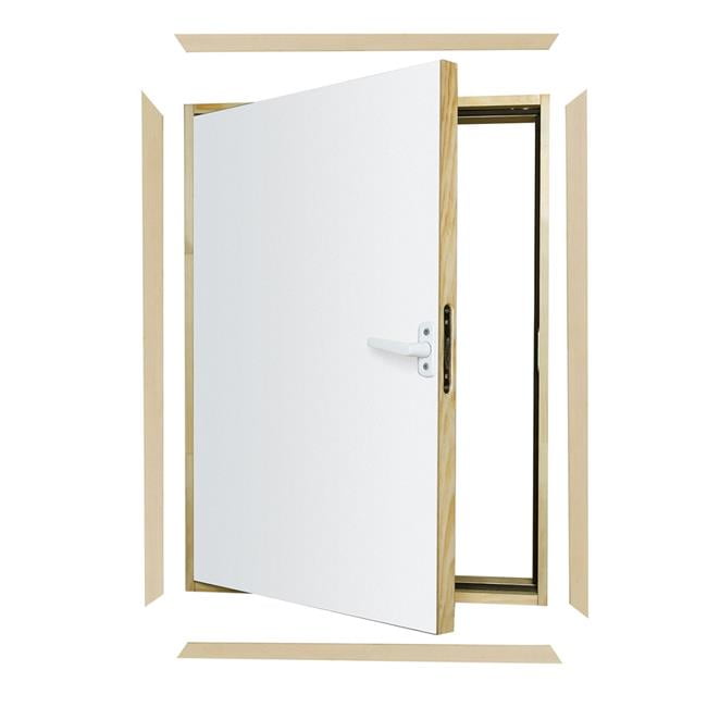FAKRO 869933 DWK Wall Hatch 27 in. x 35 in. Wooden Insulated Access