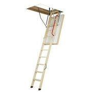 FAKRO LWT 66893 Wooden Thermo Attic Ladder with 12.5 R-Value for 22-Inch x 54-Inch Rough Openings