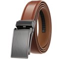 thumbnail image 1 of FALAN MULE Belt for Mens,Slide Leather Ratchet Belt for Mens Dress Casual,Size Adjustable, 1 of 6