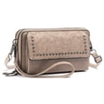 thumbnail image 1 of FALAN MULE Crossbody Bags for Women Small Leather Cell Phone Wallet Wristlet Purse with Zip Around 2 Strap, 1 of 7