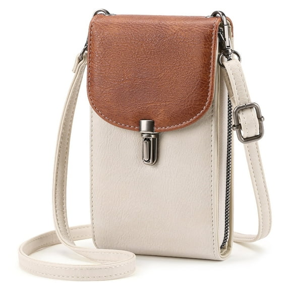 FALAN MULE Crossbody Bags for Women Trendy,Small Leather Cell Phone Crossbody Wallet Purses with Credit Card Slots