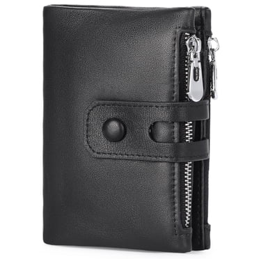 FALAN MULE Wallet for Men Large Capacity Genuine Leather Men Wallets RFID Blocking