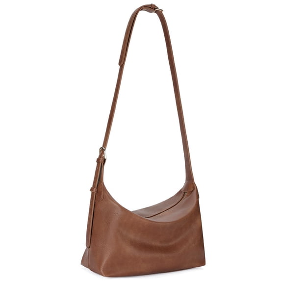 FALAN MULE Hobo Bags for Women Soft Foldable Leather Tote Crossbody Purses Stylish Slouchy Shoulder Handbag