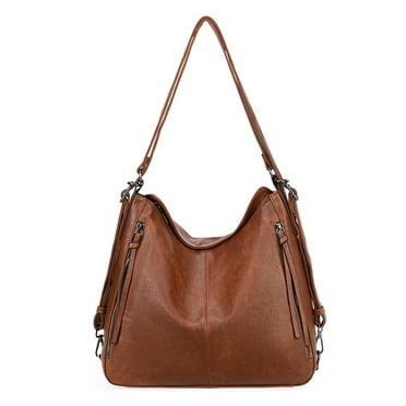 FALAN MULE Tote Handbags for Women Convertible Backpack Purses PU Leather Hobo Bags