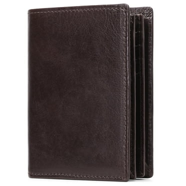 FALAN MULE Minimalist Wallets for Men Genuine Leather Bifold Wallet RFID Blocking Card Holder