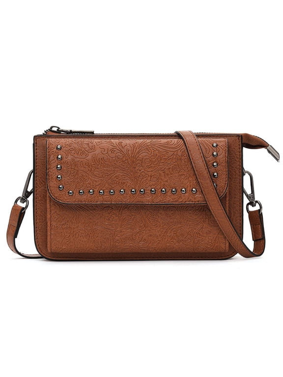 Small Crossbody Bags for Women Vegan Leather Cell Phone Purse with Adjustable Strap