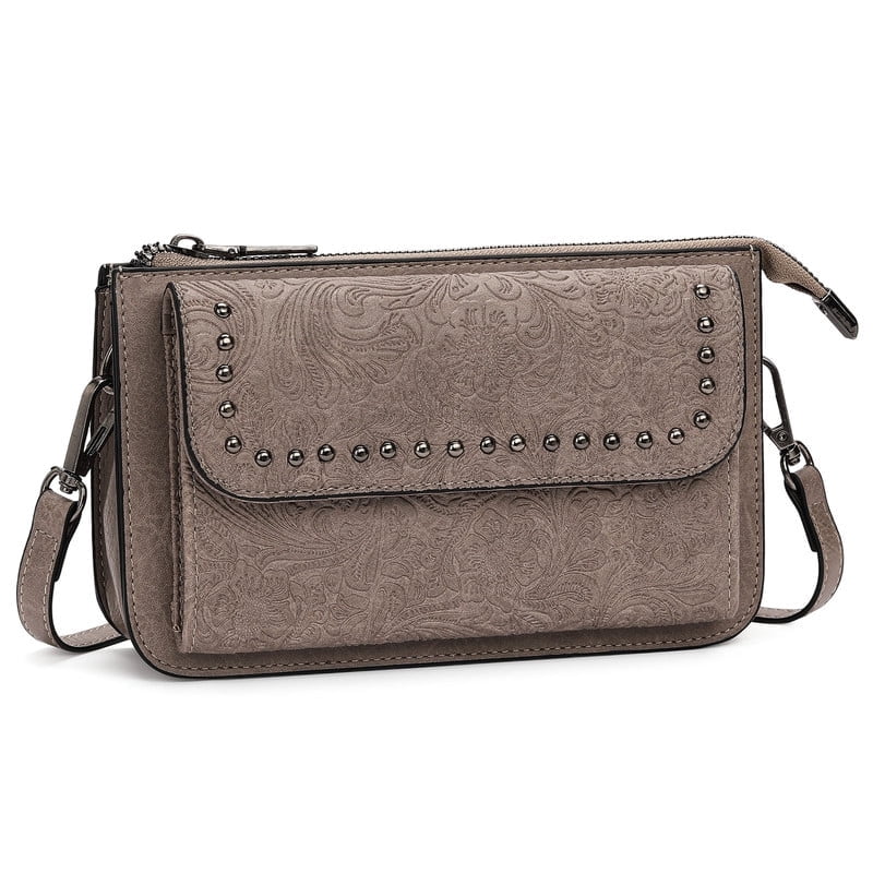 FALAN MULE Small Crossbody Bags for Women Vegan Leather Cell Phone Purse with Adjustable Strap