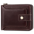 thumbnail image 1 of FALAN MULE Rfid Wallet for Men Genuine Leather Minimalist Wallet Bifold Coin Purse, 1 of 8