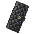 thumbnail image 1 of FALAN MULE Ultra Slim Thin Wallet for Women Bifold Leather RFID Blocking Designer Credit Card Holder, 1 of 8