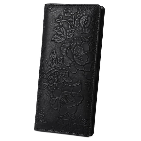 FALAN MULE Ultra Slim Thin Women Wallet RFID Blocking Card Holder Leather Bifold Ladies Wallet