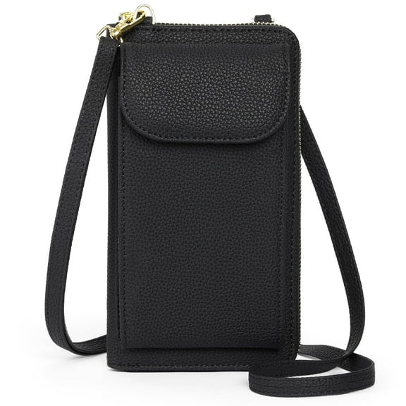 FALAN MULE Small Cell Phone Crossbody Bag Purse for Women, Lady Leather Wallet Purse