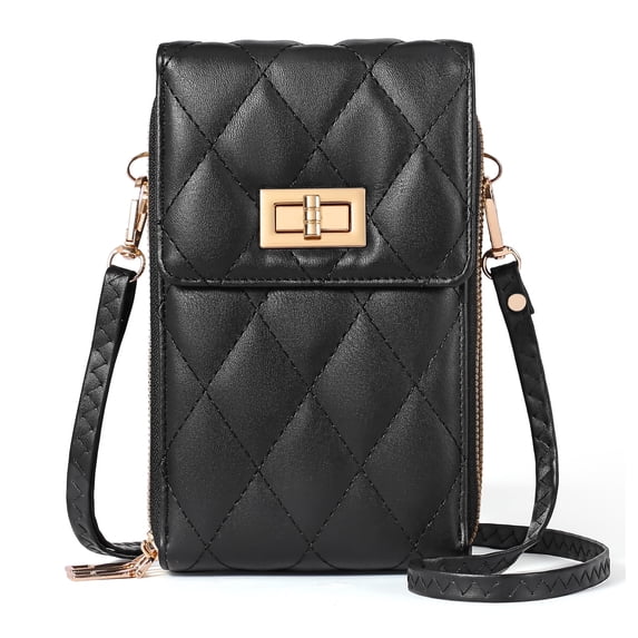 FALAN MULE Small Cell Phone Crossbody Bag Purse for Women, Lady Leather Wallet Purse