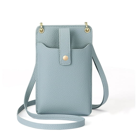 FALAN MULE Small Cell Phone Crossbody Bag Purse for Women, Lady Leather Wallet Purse