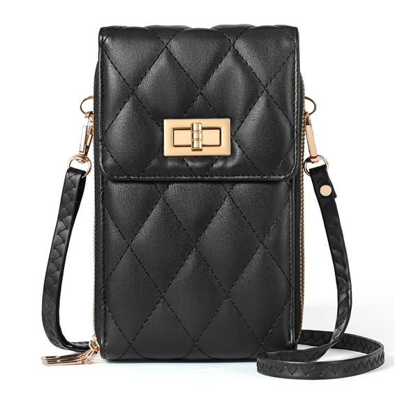 FALAN MULE Small Cell Phone Crossbody Bag Purse for Women, Lady Leather Wallet Purse