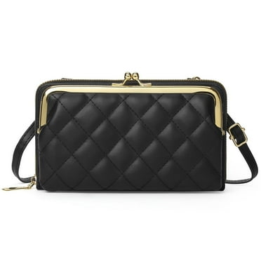 FALAN MULE Crossbody Bags for Women Cell Phone Wallet Purses Trendy Vegan Leather Handbags with Adjustable Shoulder Strap