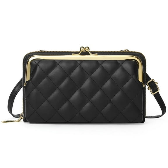 FALAN MULE Crossbody Bags for Women Cell Phone Wallet Purses Trendy Vegan Leather Handbags with Adjustable Shoulder Strap