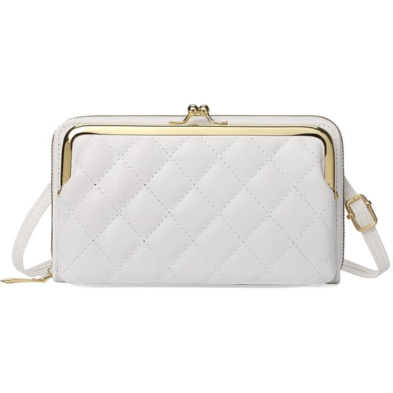 FALAN MULE Crossbody Bags for Women Cell Phone Wallet Purses Trendy Vegan Leather Handbags with Adjustable Shoulder Strap