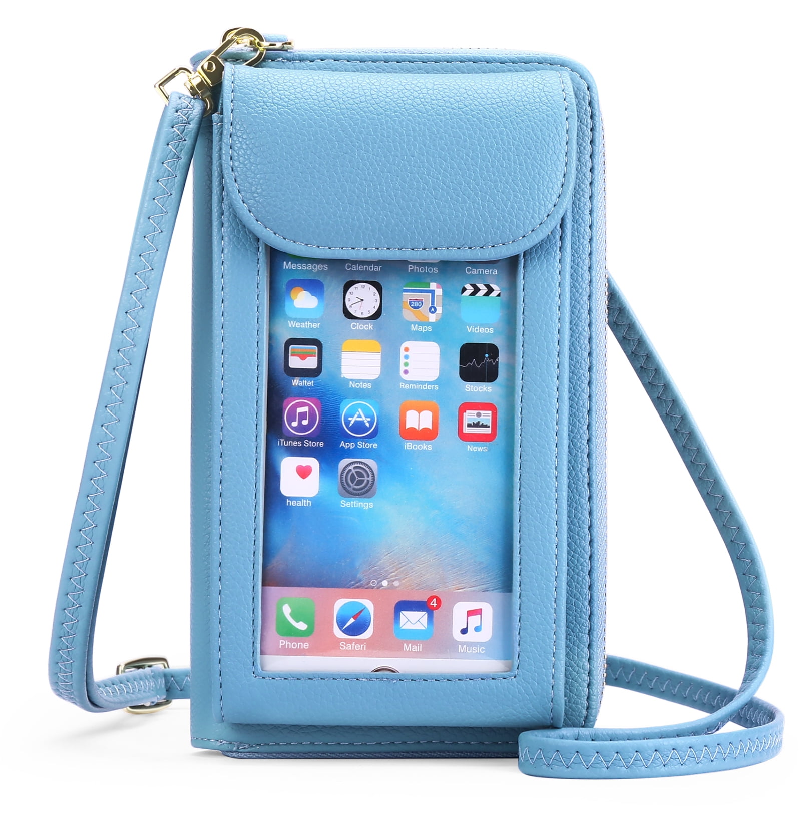 FALAN MULE Small Cell Phone Crossbody Bag Purse for Women PU Leather Wallet Purse cacf2a18 7409 4361 9297 5b07aa8c43a9.a61c213932f993e8d944d1089a7a821f