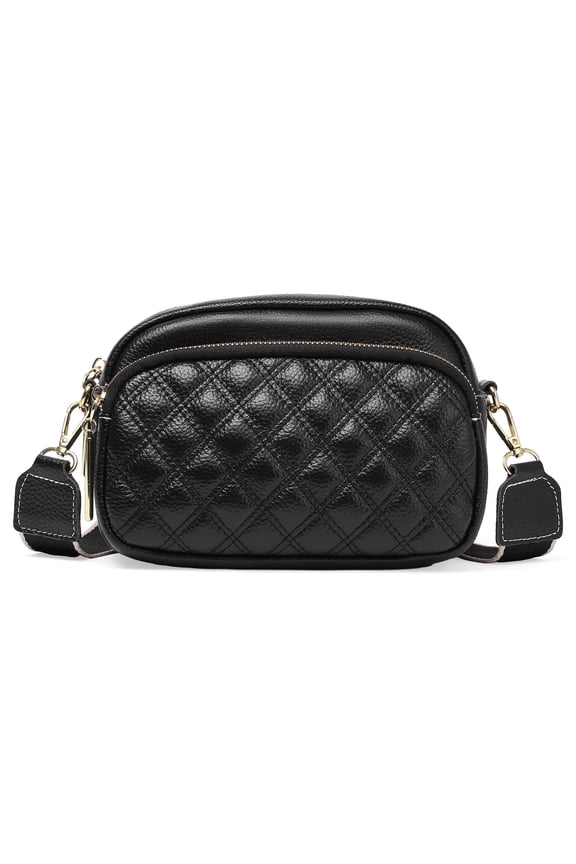 Small Crossbody Bag for Women Trendy Design Genuine Leather Shoulder Handbags with Adjustable Strap