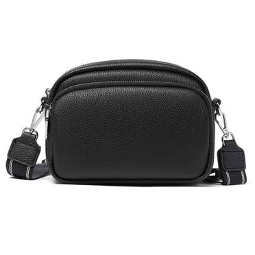 FALAN MULE Small Crossbody Bag for Women Trendy Design Genuine Leather Shoulder Handbags with Adjustable Strap