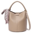 thumbnail image 1 of FALAN MULE Small Crossbody Bag for Women Vegan Leather Mini Bucket Handbags Shoulder Purse, 1 of 6