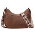thumbnail image 1 of FALAN MULE Small Crossbody Bags for Women Leather Triple Zip Shoulder Handbag with Adjustable Shoulder Strap, 1 of 6