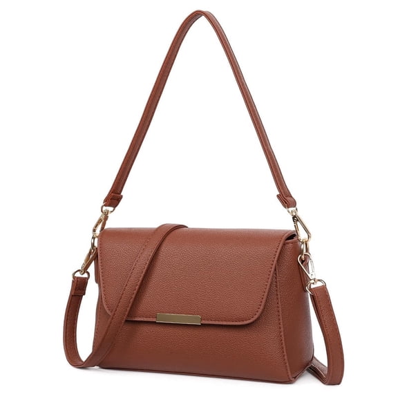 FALAN MULE Small Crossbody Bag for Women Leather Shoulder Purse Lightweight Handbag with Adjustable Strap
