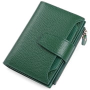 FALAN MULE Small Wallet for Women Genuine Leather Bifold Purse RFID Blocking Card Holder