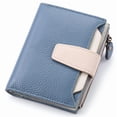 thumbnail image 1 of FALAN MULE Small Wallet for Women Genuine Leather Bifold Purse RFID Blocking Card Holder, 1 of 7