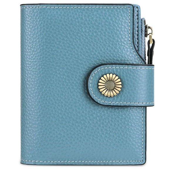 FALAN MULE Small Wallet for Women Leather Bifold Compact Small Womens Wallet with RFID Blocking