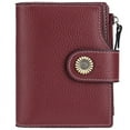 thumbnail image 1 of FALAN MULE Small Wallet for Women Leather Bifold Compact Small Womens Wallet with RFID Blocking, 1 of 7