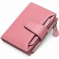 thumbnail image 1 of FALAN MULE Small Wallet for Women Leather Bifold Compact RFID Blocking Small Womens Wallet Purse, 1 of 6