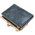 thumbnail image 1 of FALAN MULE Small Women’s Wallet RFID Blocking Credit Card Holder Leather Bifold Wallet with Kiss Lock, 1 of 7