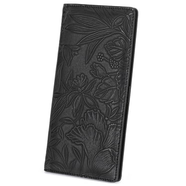 FALAN MULE Ultra Slim Thin Wallet for Women Bifold Leather RFID Blocking Designer Credit Card Holder