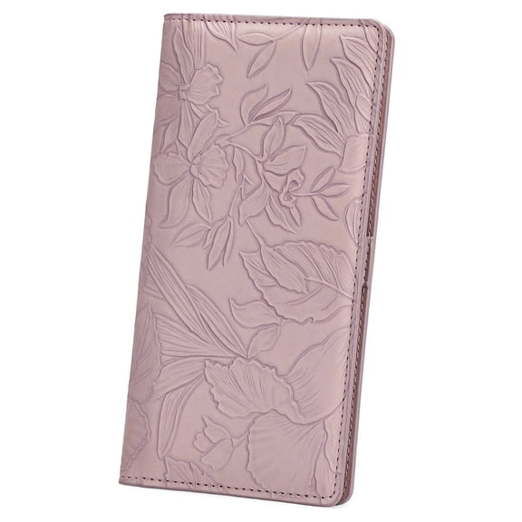 FALAN MULE Ultra Slim Thin Wallet for Women Bifold Leather RFID Blocking Designer Credit Card Holder