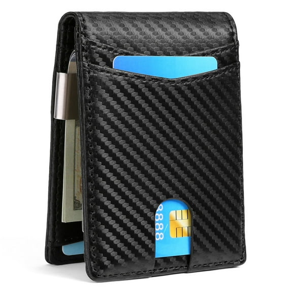 FALAN MULE Wallet for Men Bifold RFID Blocking Front Pockets Wallet Credit Card Holder Minimalist Leather Money Clip Mens Wallet with 12 card Slots