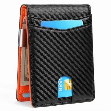 FALAN MULE Wallet for Men Bifold RFID Blocking Front Pockets Wallet Credit Card Holder Minimalist Leather Money Clip Mens Wallet with 12 card Slots