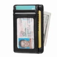 thumbnail image 1 of FALAN MULE Leather Wallet for Men Slim RFID Blocking Card Holder Travel-Friendly Minimalist Front Pocket Wallet, 1 of 7