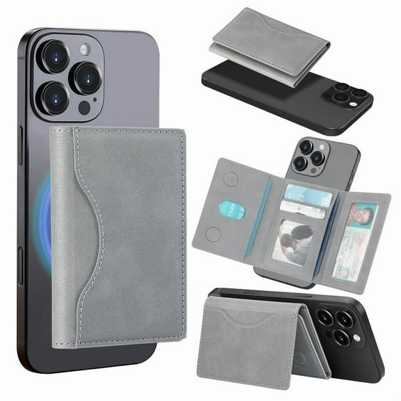 FALAN MULE Wallet for Men Magnetic Wallet Phone with MagSafe Leather RFID Minimalist Wallet Detachable Flip 6+ Card Holder