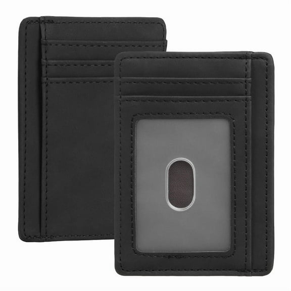 FALAN MULE Men Wallet Compact Slim Minimalist Front Pocket RFID Blocking Wallet for Men and Women Leather Card Holder Wallet