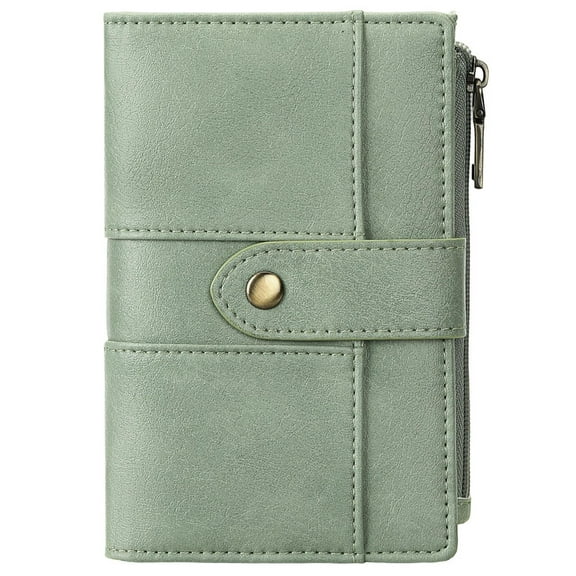 FALAN MULE Small Wallet for Women RIFD Leather Bifold Credit Card Holder with 3 ID Window