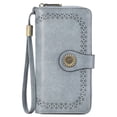 thumbnail image 1 of FALAN MULE Wallet for Women RFID Blocking Leather Clutch Long Purse Large Capacity Credit Card Holder Wristlet, 1 of 8