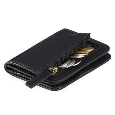 FALAN MULE Small Wallet for Women Slim RFID Blocking Ladies Mini Thin Travel Wallet Compact Bifold Pocket Wallet with ID Window