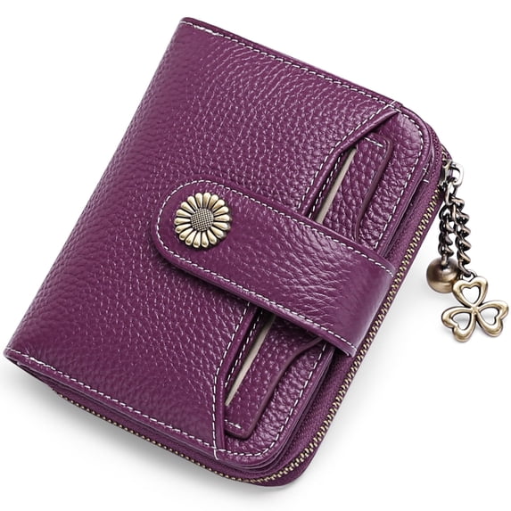 FALAN MULE Cute Women's Wallets RFID Blocking Ladies Wallet Leather Bifold Card Holder
