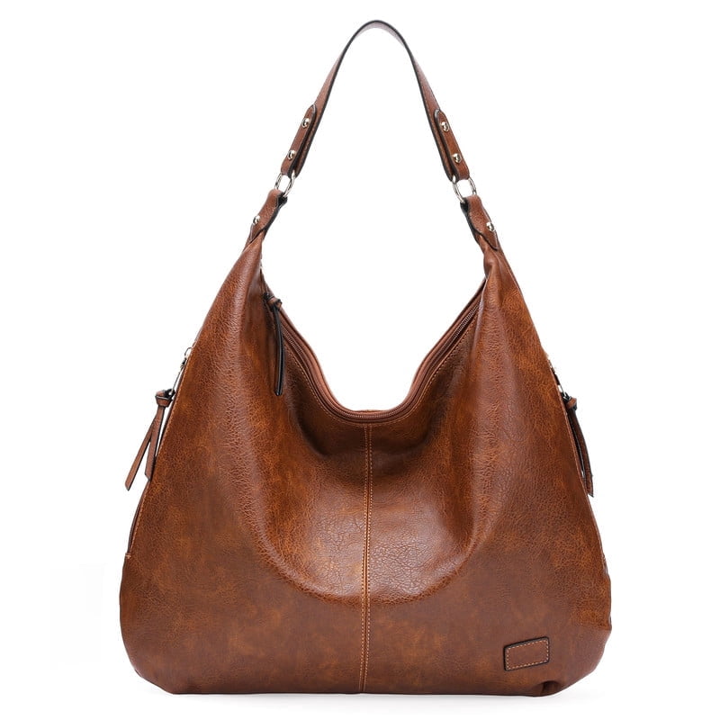 FALAN MULE Women’s Hobo Shoulder Bag Soft Leather Slouchy Handbag Large Capacity Everyday Purse
