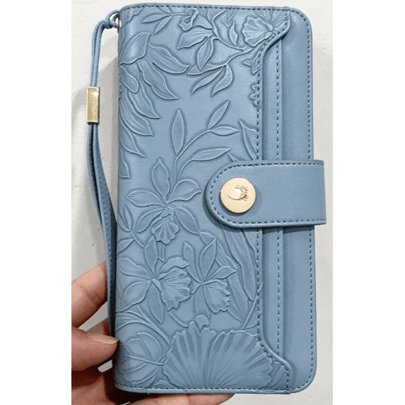 FALAN MULE Womens Wallet RFID Blocking Large Capacity Bifold Leather Credit Card Holder with Zipper Pocket Purse