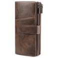 thumbnail image 1 of FALAN MULE Womens Wallet RFID Blocking Soft Leather Trifold Card Holder, 1 of 7