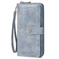thumbnail image 1 of FALAN MULE Womens Wallet RFID Blocking Large Capacity Bifold Leather Credit Card Holder with Zipper Pocket Purse, 1 of 8