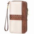 thumbnail image 1 of FALAN MULE Wallet for Women RFID Blocking Leather Large Capacity Zip Around Ladies Card Holdr Phone Purse Wristlet, 1 of 8