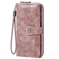 thumbnail image 1 of FALAN MULE Womens Wallet RFID Blocking Large Capacity Bifold Leather Credit Card Holder with Zipper Pocket Purse, 1 of 8